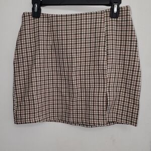 Cotton Candy LA by Isabelle's Cabinet Plaid Mini Skirt